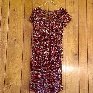 Black dress with flowers 💐